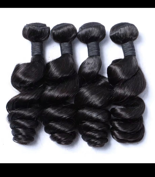 RAW Indian Human Hair -Loose wave