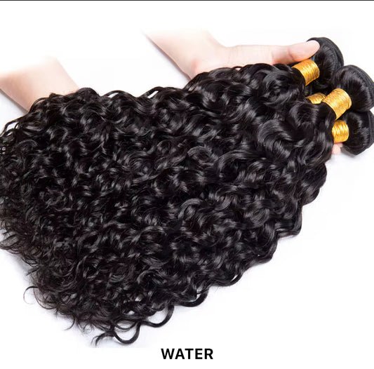 RAW Indian Human Hair- Water Wave