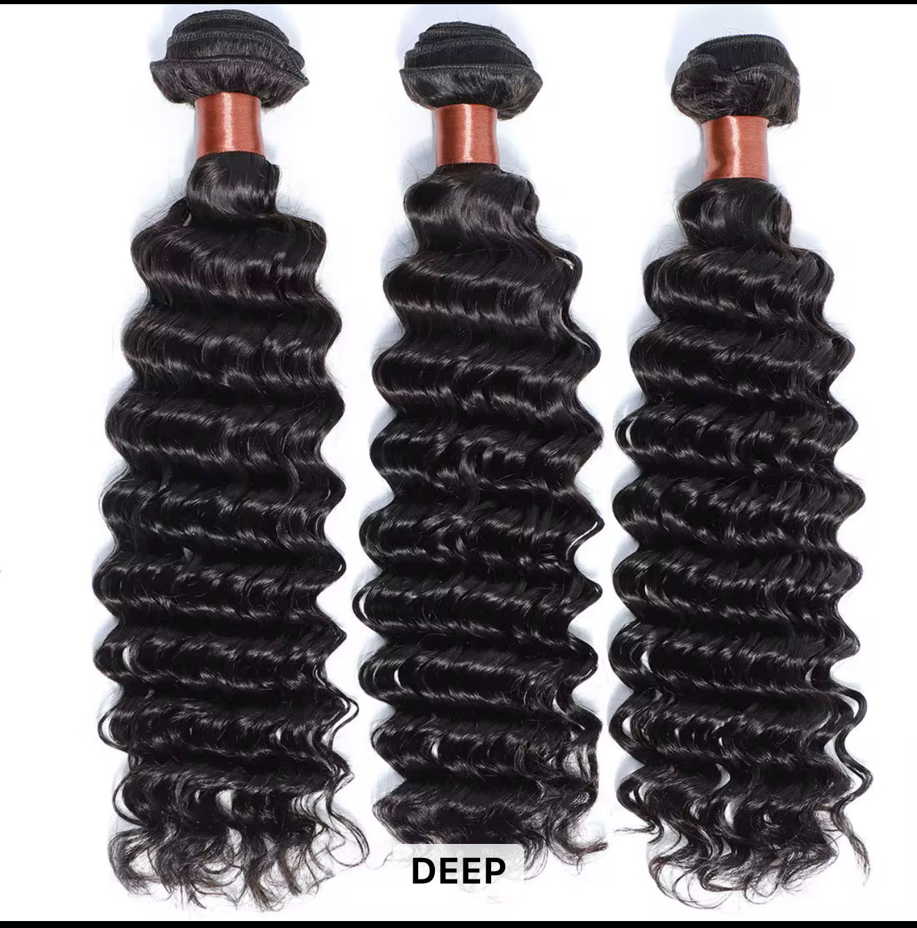RAW Indian Human Hair- Deep wave