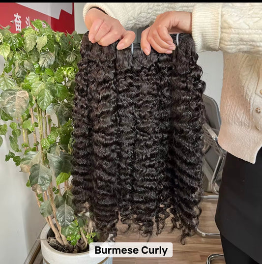 NEW!! RAW Burmese Curly Hair